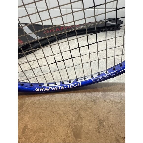 HEAD Comp Classic xtralong Graphite-Tech Oversize Tennis Racket w/ Cover - Picture 2 of 10